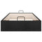 vidaXL Ottoman Bed Frame without Mattress Black Single Fabric