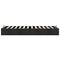 vidaXL Ottoman Bed Frame without Mattress Black Single Fabric