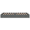 vidaXL Ottoman Bed Frame without Mattress Dark Grey Double Fabric