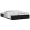 vidaXL Ottoman Bed Frame without Mattress Black Double Fabric
