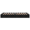 vidaXL Ottoman Bed Frame without Mattress Black Double Fabric