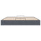 vidaXL Ottoman Bed Frame No Mattress Dark Grey 200x200 cm Velvet