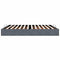 vidaXL Ottoman Bed Frame No Mattress Dark Grey 200x200 cm Velvet