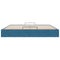 vidaXL Ottoman Bed Frame No Mattress Dark Blue 200x200 cm Velvet