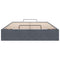 vidaXL Ottoman Bed Frame No Mattress Dark Grey Double Velvet