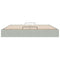 vidaXL Ottoman Bed Frame No Mattress Light Grey Super King Velvet