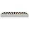 vidaXL Ottoman Bed Frame No Mattress Light Grey Super King Velvet