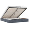vidaXL Ottoman Bed Frame No Mattress Dark Grey Super King Velvet