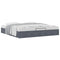 vidaXL Ottoman Bed Frame No Mattress Dark Grey Super King Velvet