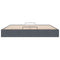 vidaXL Ottoman Bed Frame No Mattress Dark Grey Super King Velvet