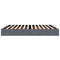 vidaXL Ottoman Bed Frame No Mattress Dark Grey Super King Velvet
