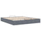 vidaXL Ottoman Bed Frame No Mattress Dark Grey Super King Velvet