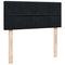 vidaXL Ottoman Bed with Mattress & LEDs Black 120x200cm Velvet