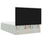 vidaXL Ottoman Bed with Mattresses Light Grey 140x200cm Velvet