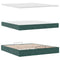 vidaXL Ottoman Bed with Mattresses Dark Green 160x200cm Velvet