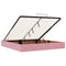 vidaXL Ottoman Bed with Mattresses Pink 160x200cm Velvet