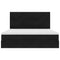 vidaXL Ottoman Bed with Mattresses Black 180x200cm Velvet