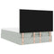 vidaXL Ottoman Bed with Mattresses Light Grey 140x200cm Velvet