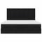vidaXL Ottoman Bed with Mattresses Black 160x200cm Velvet