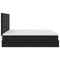 vidaXL Ottoman Bed with Mattresses Black 160x200cm Velvet