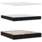 vidaXL Ottoman Bed with Mattresses Black 160x200cm Velvet