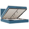 vidaXL Ottoman Bed with Mattresses Dark Blue 160x200cm Velvet
