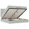 vidaXL Ottoman Bed with Mattresses Light Grey 180x200cm Velvet