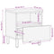 vidaXL Bed Cabinet Black 40x33x46 cm Solid Rough Wood Mango
