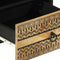 vidaXL Bed Cabinet Black 40x33x46 cm Solid Rough Wood Mango