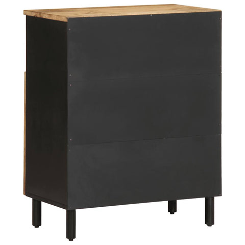 vidaXL Sideboard 60x33.5x75 cm Solid Rough Wood Mango