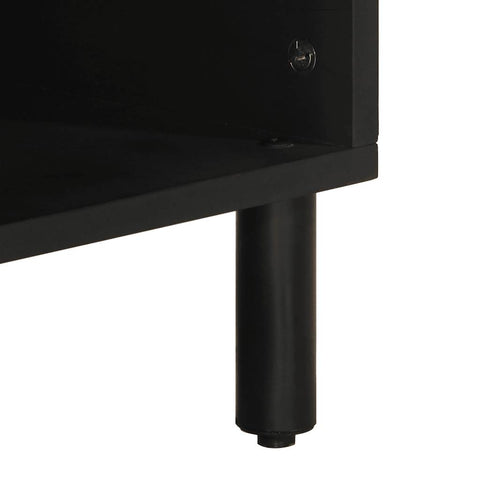 vidaXL Sideboard 80x33.5x75 cm Solid Rough Wood Mango