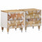 vidaXL Bedside Cabinets 2 pcs 40x33.5x46 cm Solid Wood Mango