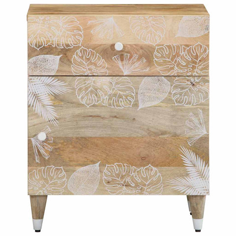 vidaXL Bedside Cabinet 50x33x60 cm Solid Wood Mango