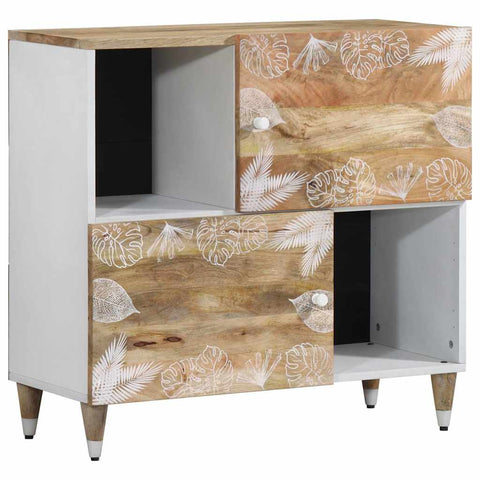 vidaXL Sideboard 80x33.5x75 cm Solid Wood Mango