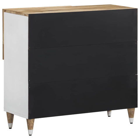 vidaXL Sideboard 80x33.5x75 cm Solid Wood Mango