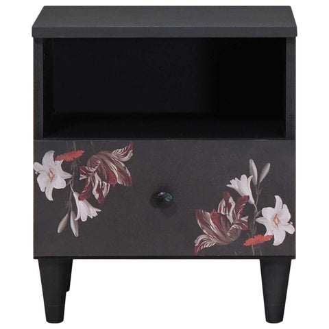 vidaXL Bedside Table Brown 40 x 33 x 46 cm Solid Mango Wood