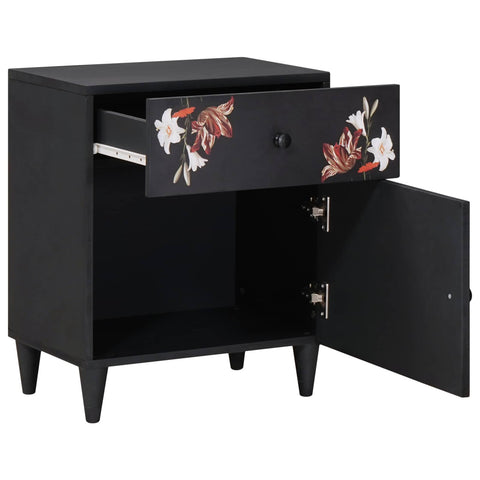 vidaXL Bedside Table Multicolour 50 x 33 x 60 cm Solid Mango Wood