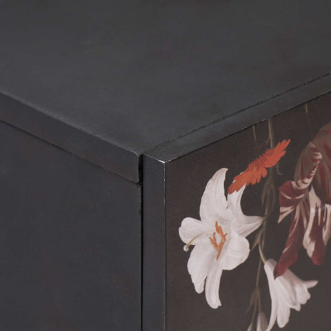 vidaXL Bedside Table Multicolour 50 x 33 x 60 cm Solid Mango Wood