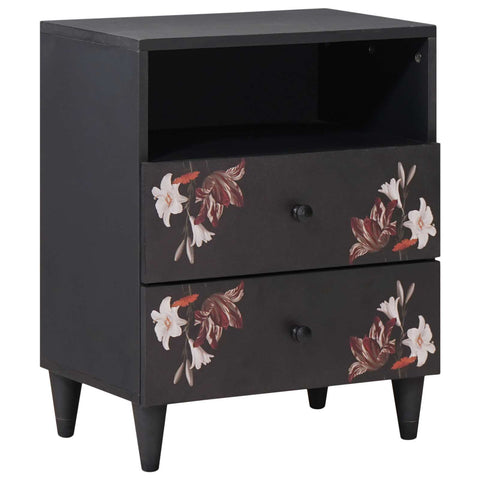 vidaXL Bedside Table Multicolour 50 x 33 x 60 cm Solid Mango Wood