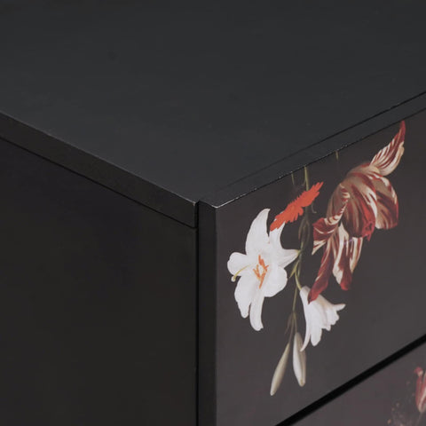 vidaXL Bedside Table Multicolour 50 x 33 x 60 cm Solid Mango Wood