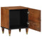 vidaXL Bedside Cabinet Honey brown 40 x 33 x 46 cm Solid mango wood