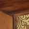 vidaXL Bedside Cabinet with Drawer 2 pcs Honey brown 40 x 33 x 46 cm