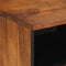 vidaXL TV Cabinet with Shelf with Storage Brown Solid Mango wood