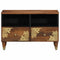vidaXL TV Cabinet with Shelf with Storage Brown Solid Mango wood