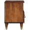 vidaXL TV Cabinet with Shelf with Storage Brown Solid Mango wood