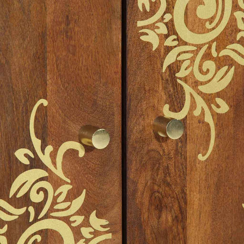 vidaXL Sideboard Brown 60 x 33.5 x 75 cm Solid Mango wood