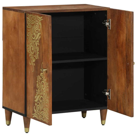vidaXL Sideboard Brown 60 x 33.5 x 75 cm Solid Mango wood