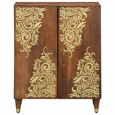 vidaXL Sideboard Brown 60 x 33.5 x 75 cm Solid Mango wood