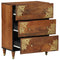 vidaXL Sideboard Brown 60 x 33.5 x 75 cm Solid Mango wood