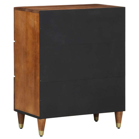 vidaXL Sideboard Brown 60 x 33.5 x 75 cm Solid Mango wood